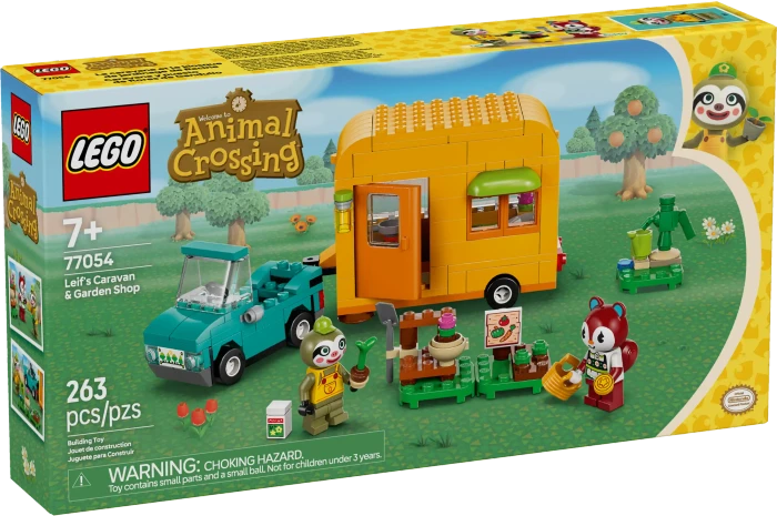 LEGO Animal Crossing 77054 Gerds Wohnwagen & Gärtnerei