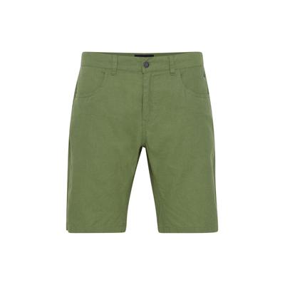 Shorts BLEND "Shorts BHShorts", Herren, Gr. S, N-Gr, grün (dill), Obermaterial: 55% Leinen LI. 45% Baumwolle CO., Hosen Shorts