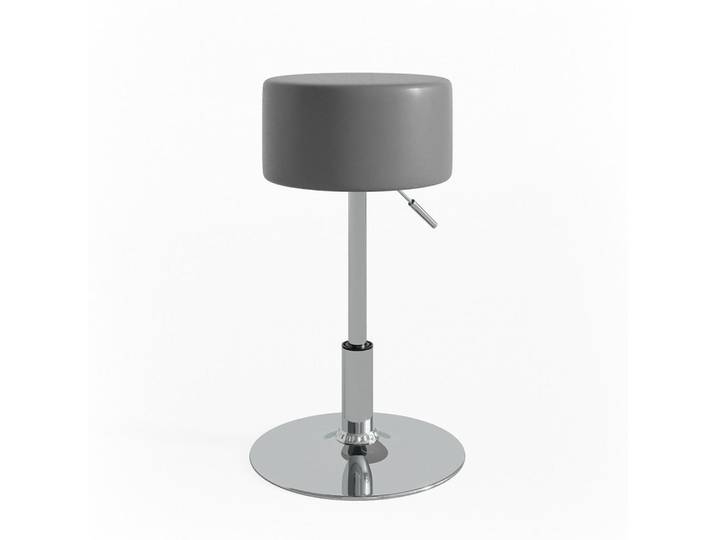 Vicco Hocker Design Grau 33.5 x 67 cm für Schminktisch, Metall, Quadratisch, 33.5x67x33.5 cm, Wohnzimmer, Sessel, Hocker, Sitzhocker
