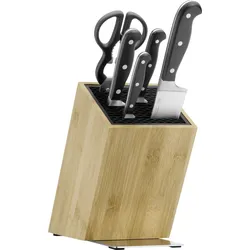 Spitzenklasse Messerblock mit 4 Messern und Schere