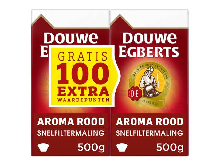 Douwe Egberts Quick Filter Aroma Rood Koffie - 1000 g