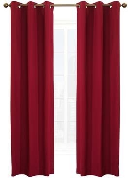 ThermaLogic Weathermate Insulated Cotton Grommet Curtain Panel - Pair