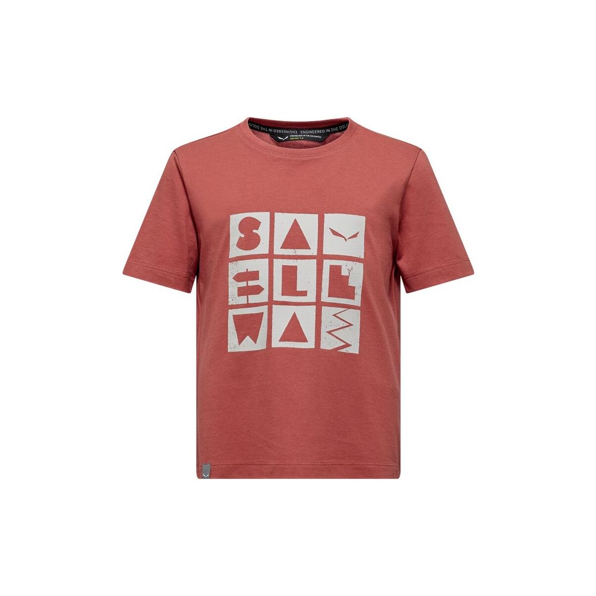 Salewa Kids Graphic T-shirt etruscan red (1980) 92 00-0000029211-1980-92