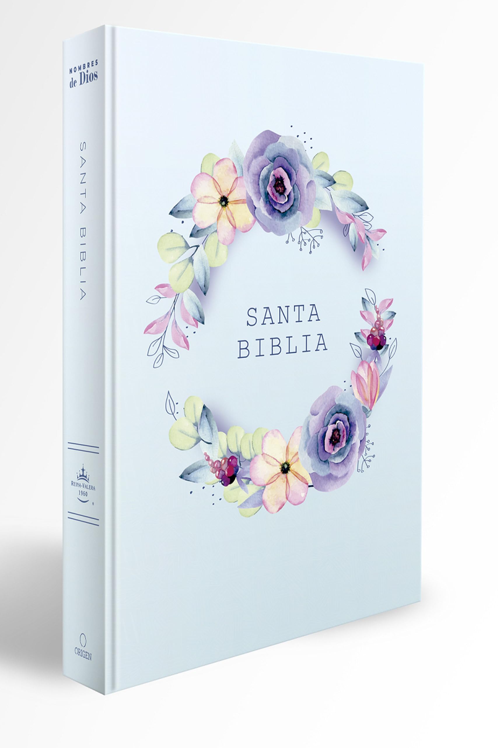 Reina Valera Revisada 1960 - Biblia RVR 1960 letra grande, manual, tapa dura con nombres de Dios, flores azul / Spanish Bible RVR 1960 Handy Size, LP, HC with Names of God, blue ... 1960, Blue Flowers, Handy Size, Names of God - Preis vom 09.10.2026 07:28