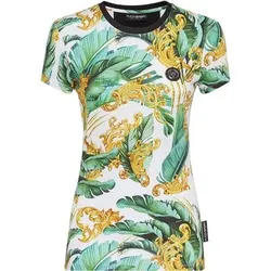PLEIN SPORT Rundhals-T-Shirt, Größe L in Bunt 21