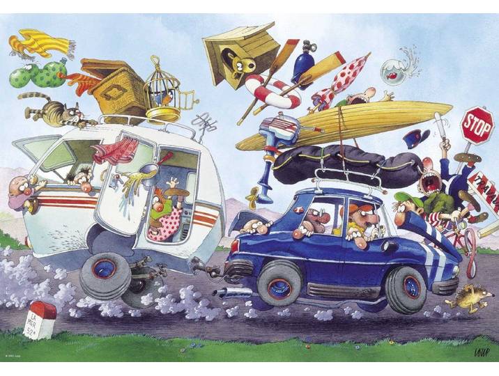 Heye Puzzel Puzz.Off On Holiday! Loup - Puzzel 500 stukjes - Meerkleurig