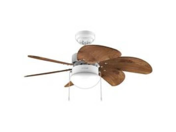 Cecotec - Ventilateur de Plafond avec Lumière EnergySilence Aero 365 White&Wood - 50 W Diamètre 91 cm 3 Vitesses 6 Pales