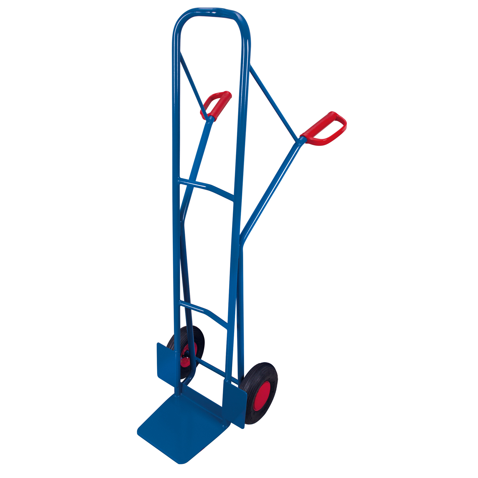 Variofit Stahlrohrkarren 250kg Tragkraft 1600mm Höhe Luftbereifung