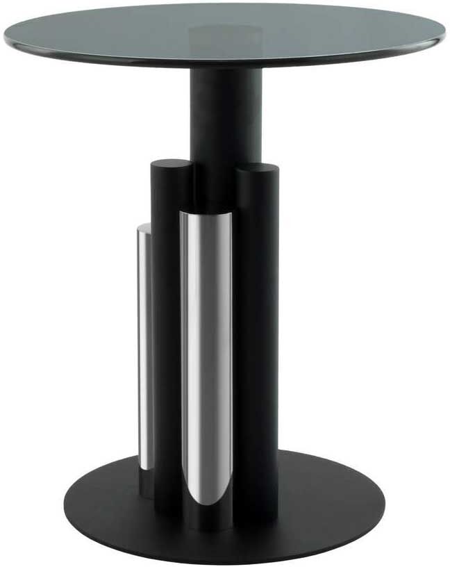 Pharao24.de Beistelltisch aus Glas Metall