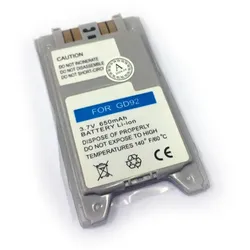 Akku für Panasonic GD92, silber