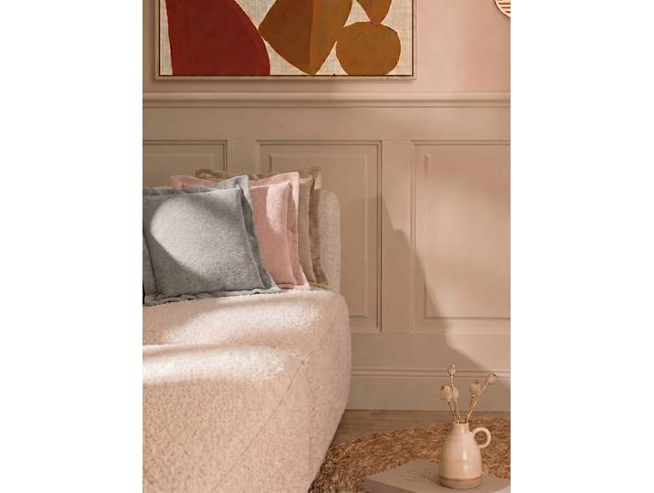 Loungekissen 70 x 70 cm Beige/Taupe 70 x 70 x 8cm Polyester