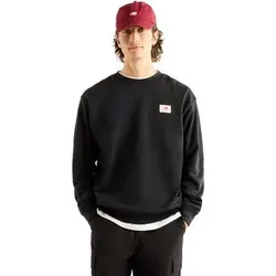 NEW BALANCE Herren Kapuzensweat Woven Label Crew, Größe L in Schwarz 61755