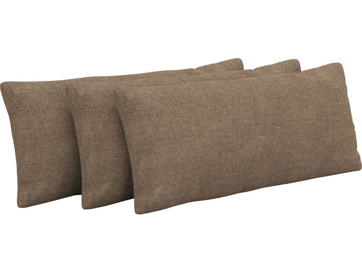 Auflagekissen SIT & MORE Emely , braun (hellbraun), B:65cm H:25cm T:10cm, 100% Polyester, Polsterauflagen, Auflagekissen