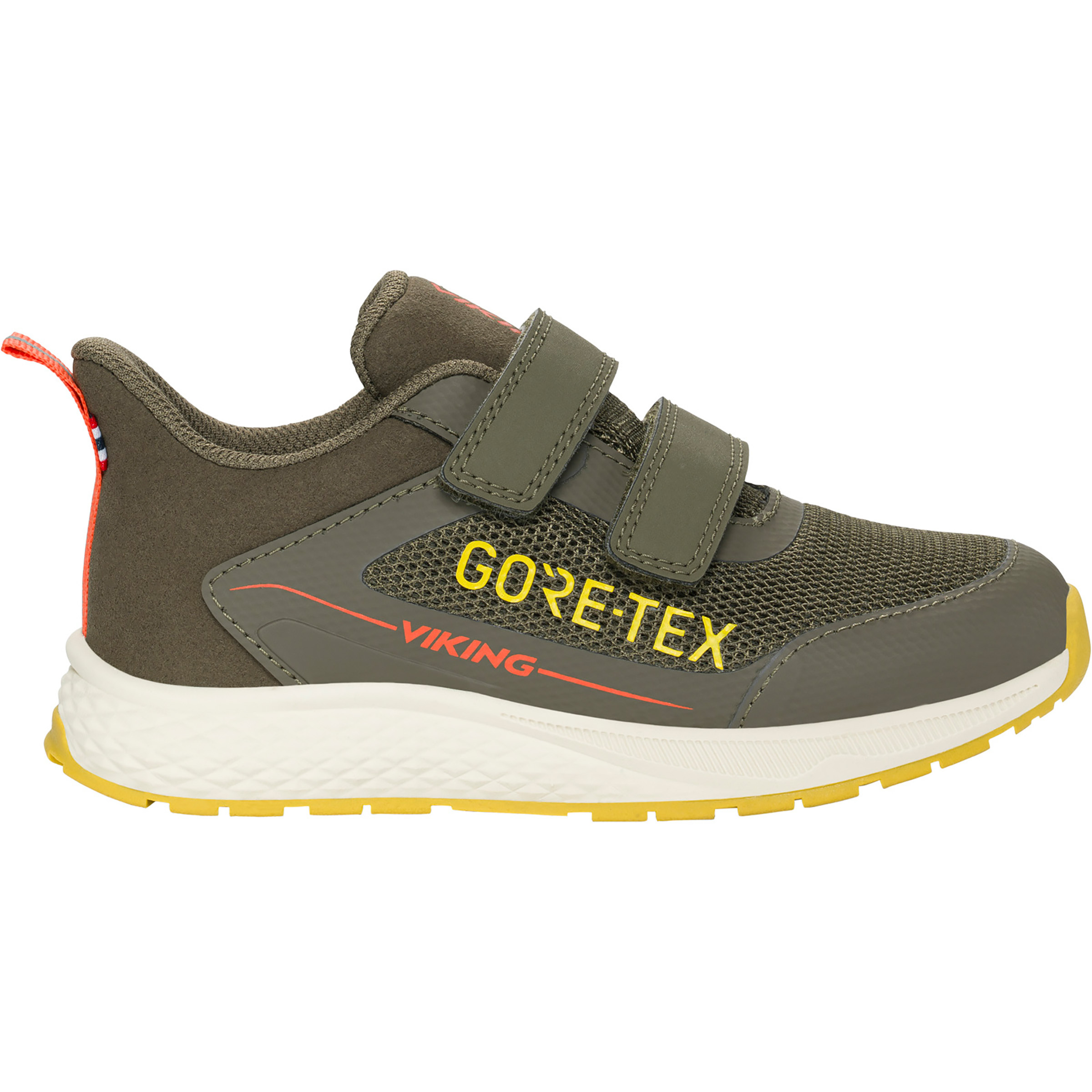 Viking Bouncy GTX 2V Kinder Freizeitschuhe oliv Größe 26 Lifestyle Wasserdicht