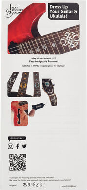 Jockomo J-Bass Block Fret Markers WP Nacre blanche