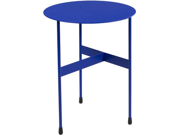 Spinder Design Beistelltisch Hesta Blau Stahl B 45 H 50 cm - Beistelltisch