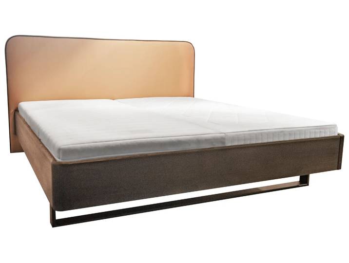 Bett Oltre Plain Lüönd / Farbe: Anthrazit, Schlamm