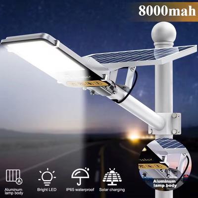Inspired Finds 8000mAh High Power Aluminum Solar Street Light Waterproof Outdoor Garden Wall Lamp For Garage & Terrace 8000mAh High Power Aluminum Solar Street Light Waterproof Outdoor Garden Wall Lamp For Garage & Terrace