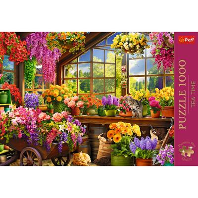 Puzzle 1000 Teile "Wintergarten Premium"