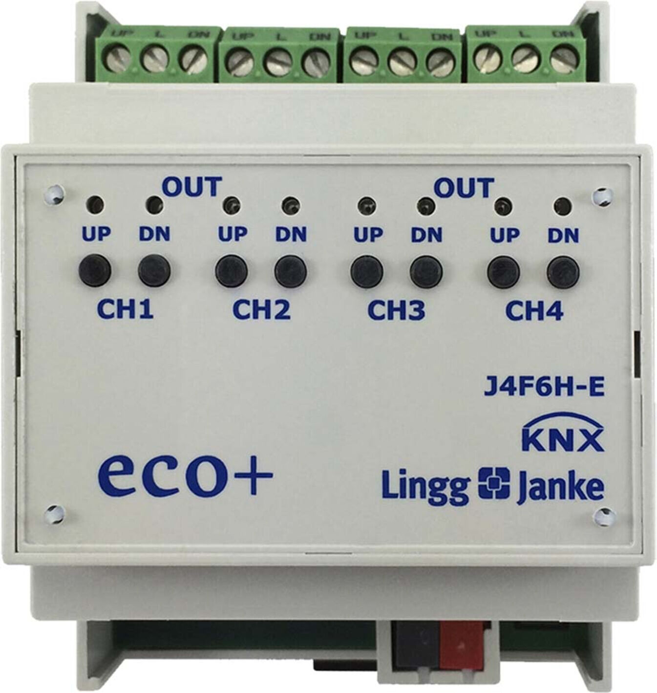 Lingg & Janke Jalousie-/Rolladenaktor J4F10H-E 4 Kanäle 10A 250VAC (79437 / 79437SEC)