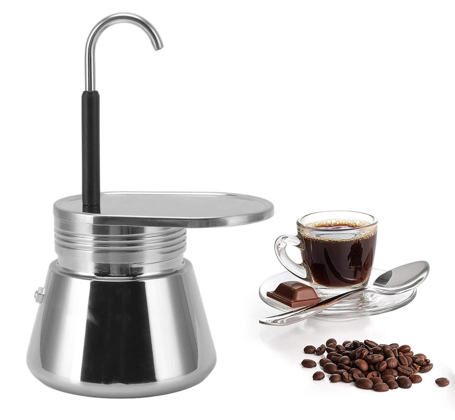 Selius Moka Pot Espresso Maker van Roestvrij Staal