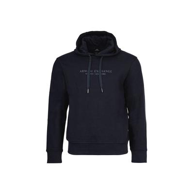 Sweatshirt ARMANI EXCHANGE "Sweatshirt SWEATSHIRT", Herren, Gr. L, blau (dunkelblau), Obermaterial: 100% Baumwolle CO., Sweatshirts Sweatshirt