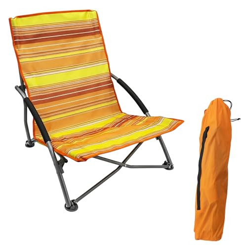 Spetebo Strandstoel met draagtas, oranje, Oxford 600D bekleding