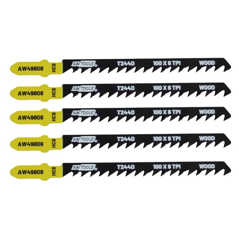 Awtools SÄGEBLATT 100 mm T244D / 5 Stück / HOLZ (72732439)