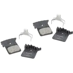 SHIMANO Bremsbeläge L05A-RF Resin mit Kühlrippen | 2 Paar