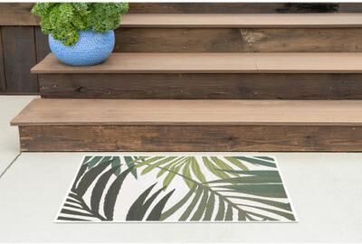 Alise Rugs Sizzling Nautical & Coastal Floral & Botanical Indoor/Outdoor Area Rug