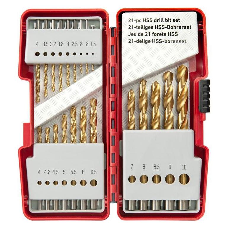Skil 21pcs Titanium Coated Hss Drill Bit Set (000040085291)