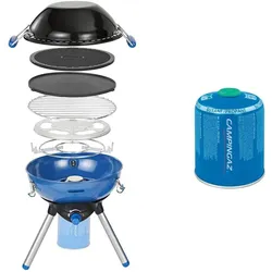 Campingaz Party Grill 400 CV Camping Grill, kleiner Gasgrill für Camping und Gas...