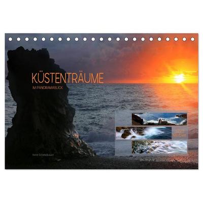 Küstenträume im Panoramablick (Tischkalender 2026 DIN A5 quer), CALVENDO Monatskalender