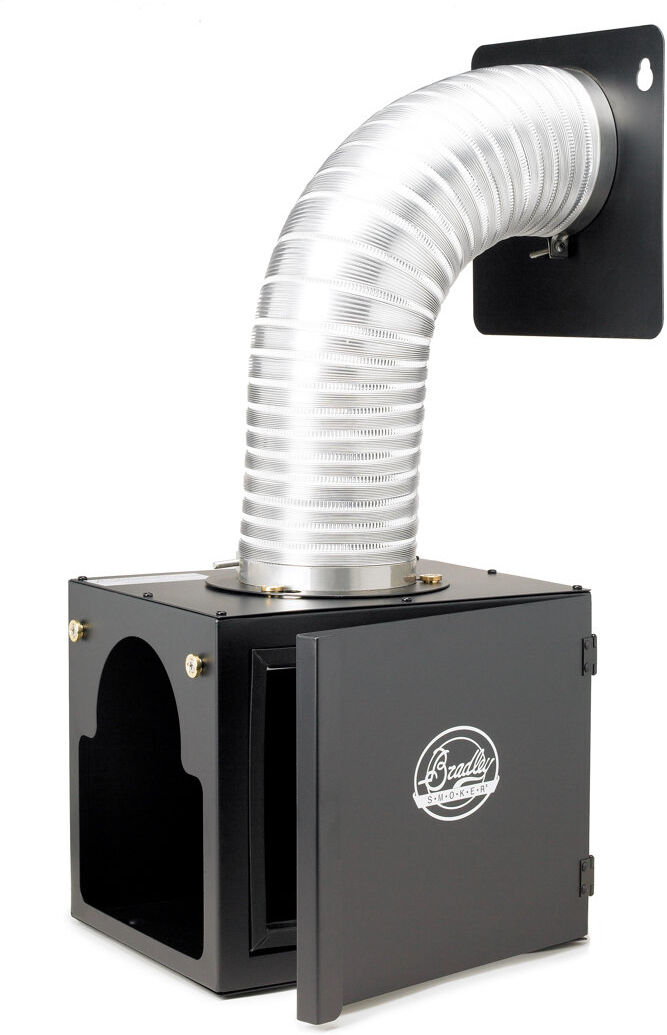 Bradley Smoker 43cm W x 29cm D Metal Black/Silver 30cm H X 43cm W X 29cm D