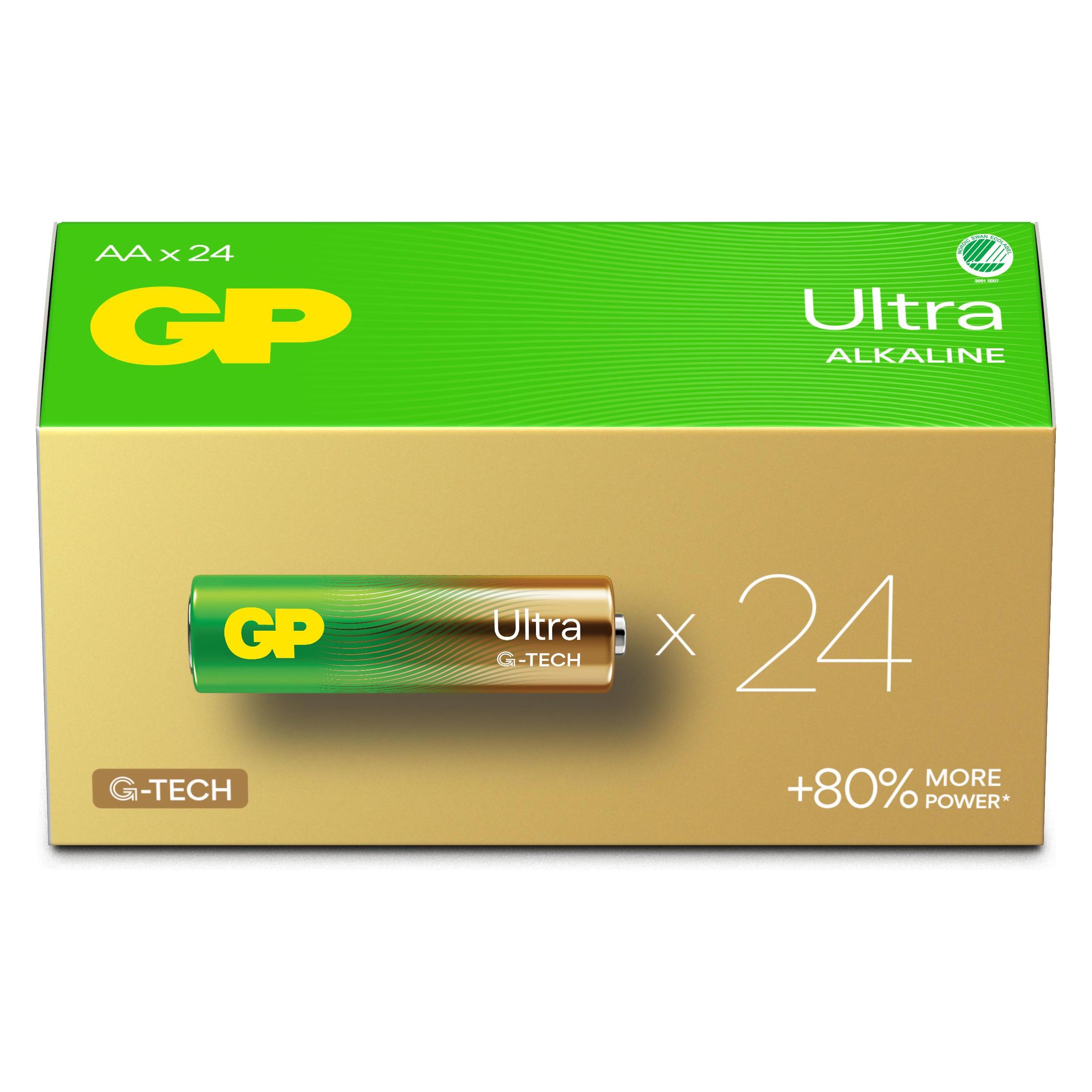 GP Batteries GP - 15A LR06 AA Powercase (24-Pack) - High-Performance Alkaline Batteries (24 Stk., AA) (151445)