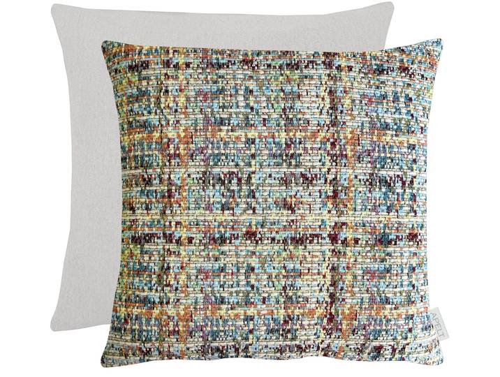 Dekokissen APELT Chalet , bunt (pastellfarben, zartes rose, gelb, mint, meliert), B:45cm H:10cm L:45cm, Mischgewebe, Dekokissen_Sitzkissen_Kissenhüllen, Dekokissen, inclusive Soft-Kissenfüllung 100% PES