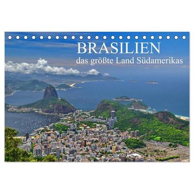 Brasilien - das größte Land Südamerikas (Tischkalender 2027 DIN A5 quer), CALVENDO Monatskalender