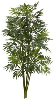 Nearly Natural 3' Mini Bamboo Palm Artificial Plant - h: 3 in. w: 18 in. d: 18 in