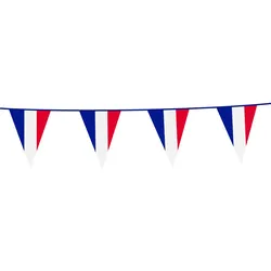 Wimpelkette Frankreich 10 m