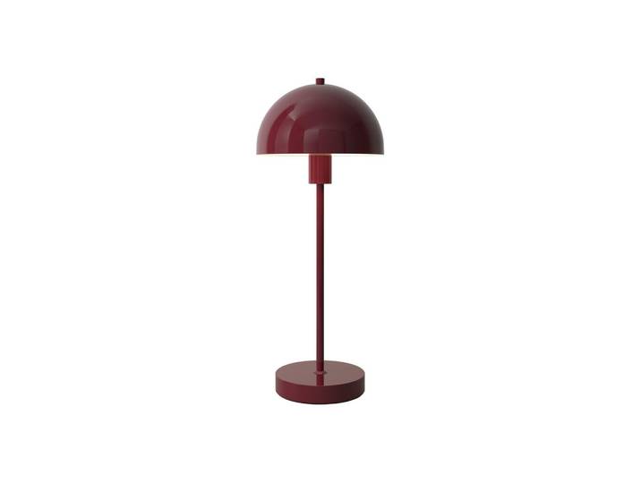 Belid Tischleuchte Vienda, Bordeaux, Metall, rund, 50 cm, CE, Lampen & Leuchten, Innenbeleuchtung, Tischlampen, Tischlampen