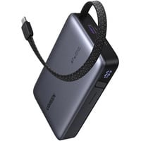 Nexode Power Bank 20000mAh 67W mit USB-C Kabel, Powerbank grau/schwarz