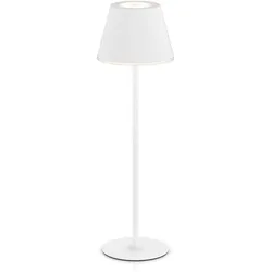 Brandson LED Tischleuchte mit Akku, Kabellos, mit Touch, Helligkeit stufenlos dimmbar, aus Metal