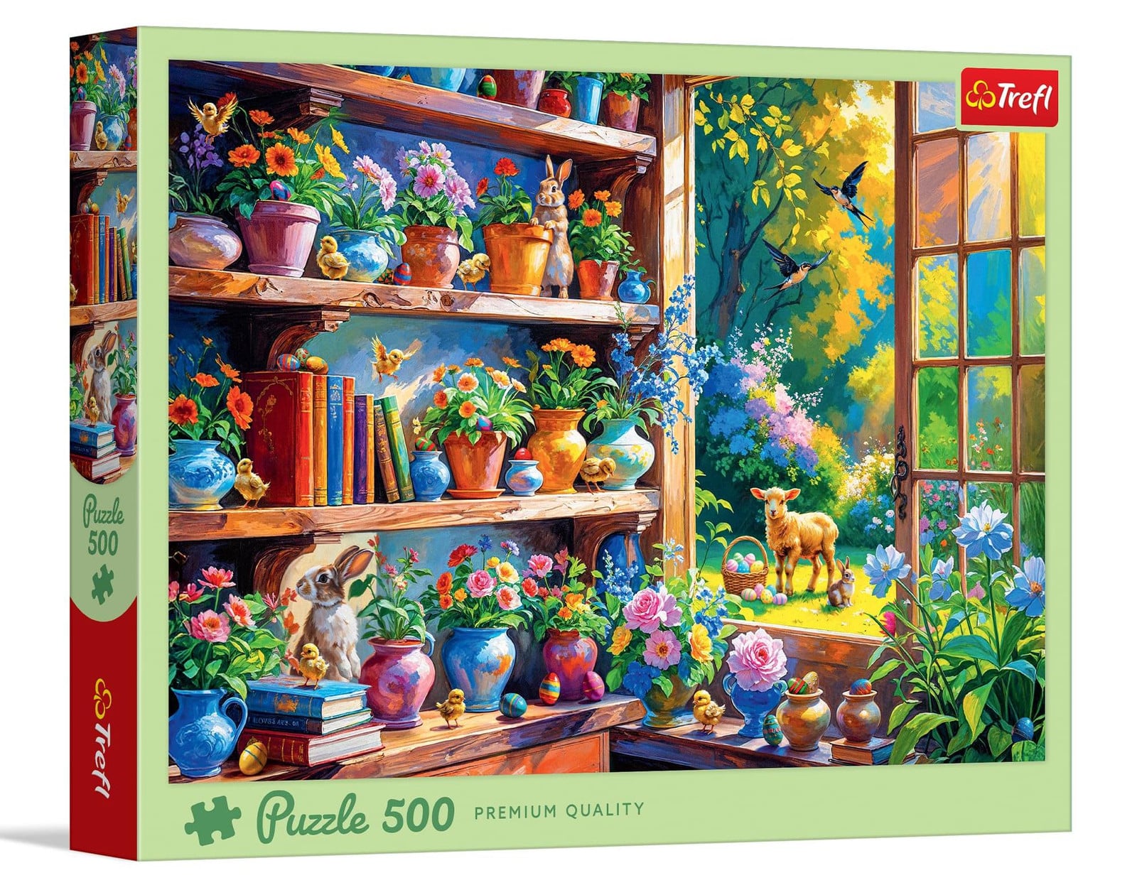 Trefl Lentemorgen in het orangerie puzzel