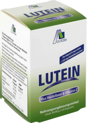 Avitale GmbH LUTEIN KAPSELN 6 mg+Heidelbeer 60 g 04347700