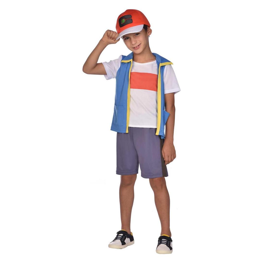 Amscan Kinderkostüm Pokemon Ash 6 - 8 Jahre (116, 122, 128) (9908893)