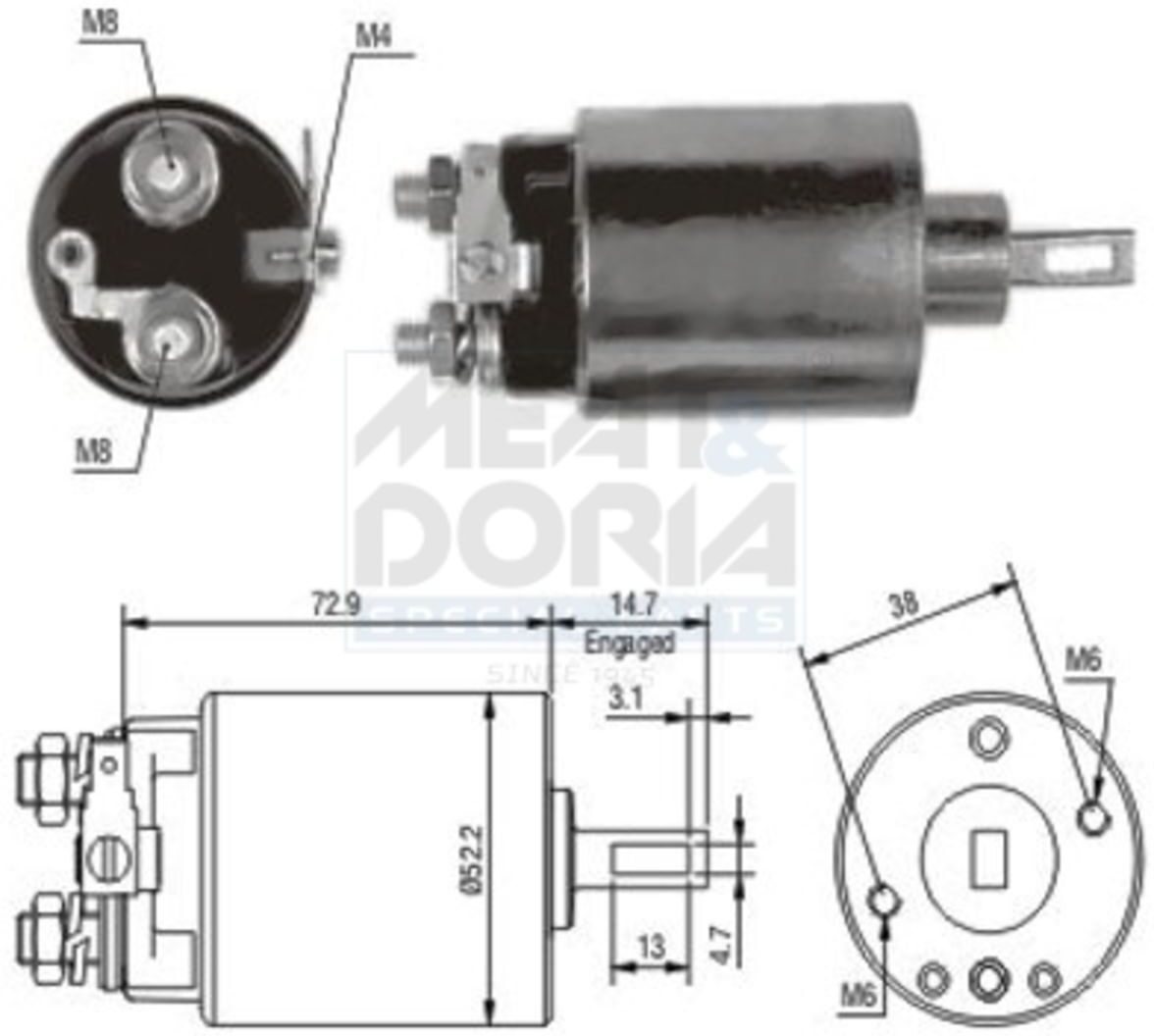 Meat & Doria Interruttore magnetico MD46055