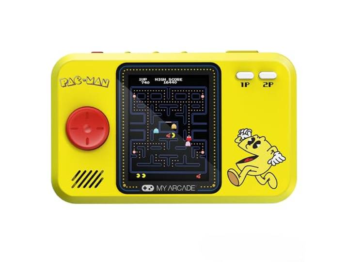 My Arcade Pocket Player Pacman tragbare Spielkonsole Geburtstagsgeschenke, tragbares Spielen, Spiele für Kinder und Erwachsene