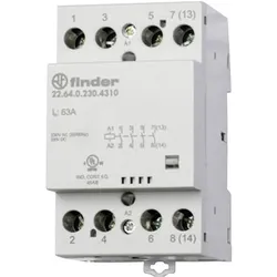 Finder Installationsschütz Serie 22, 63 A, Relais