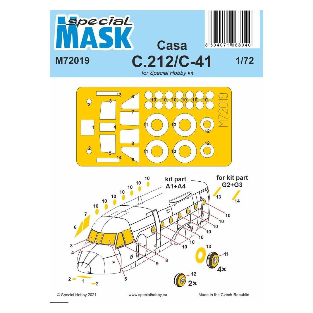 Special Hobby Casa C.212/C-41 Mask (100-M72019)