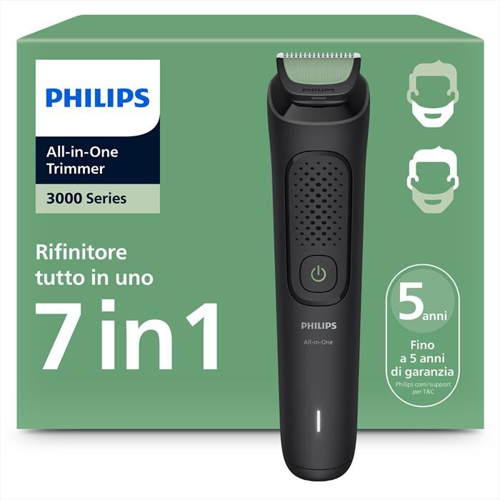 Philips Regolacapelli Serie 3000 Mg3920/15-nero